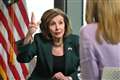 Nancy Pelosi dismisses Johnson and Truss’s claims world was ‘safer’ under Trump